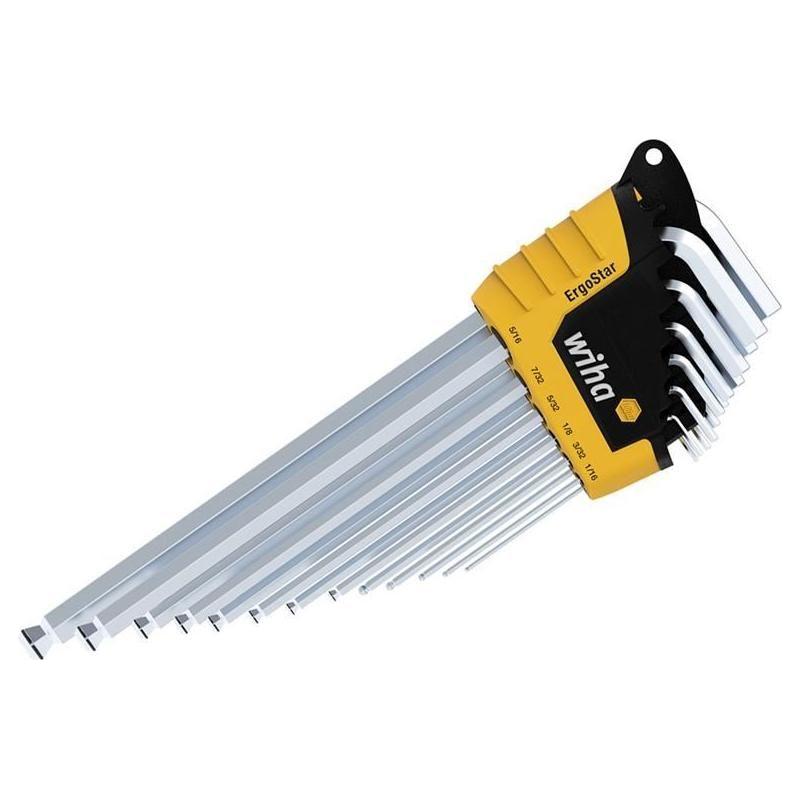 Wiha ErgoStar MagicRing® Hex Ball End L-key Set, 13 Piece Wiha - RockBottom Northampton