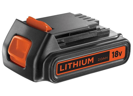Black + Decker BL2018 Slide Battery Pack 18V 2.0Ah Li-ion BLACK + DECKER - RockBottom Northampton