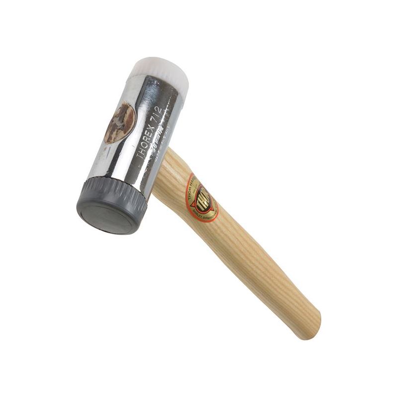 Thor 712R Soft & Hard Faced Hammer Wood Handle 38mm 650g Thor - RockBottom Northampton