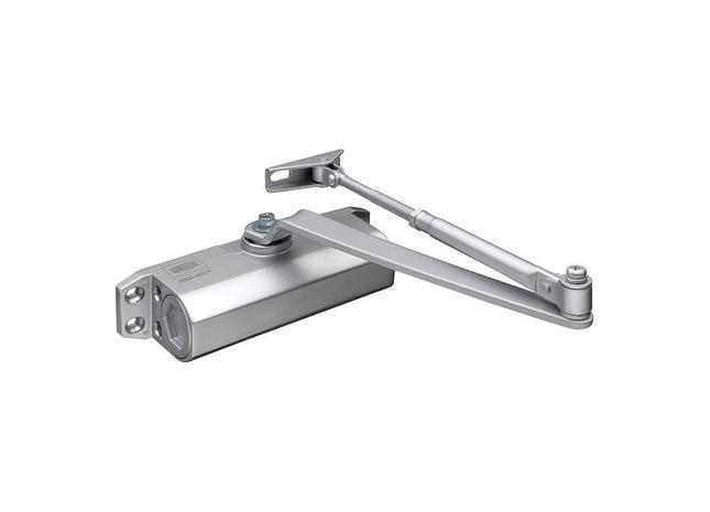 Union CE3F Fixed Size 3 Rack & Pinion Door Closer Silver UNION - RockBottom Northampton