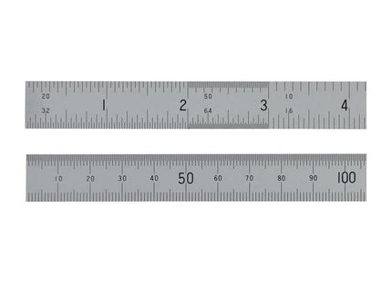 Fisher Satin Chrome Rule 150mm/6in Fisher - RockBottom Northampton