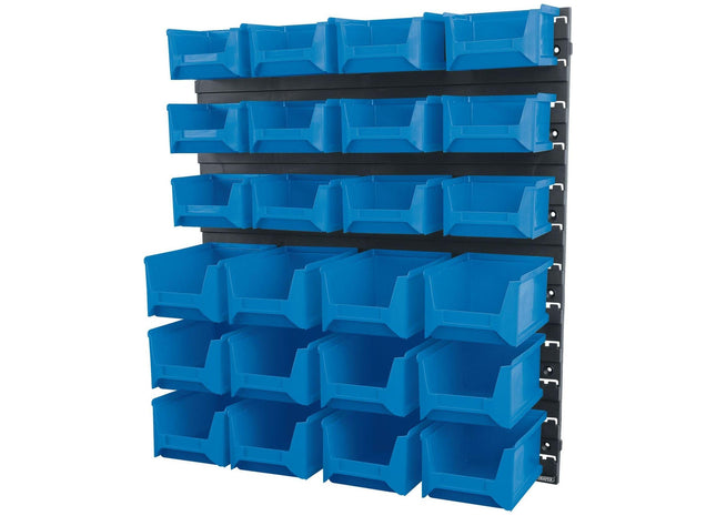 Draper 24 Bin Wall Storage Unit, Small/Medium Bins 06798 Draper - Town Tools 