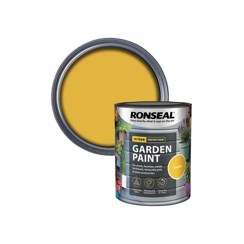Ronseal Garden Paint Sundial 750ml Ronseal - RockBottom Nothampton
