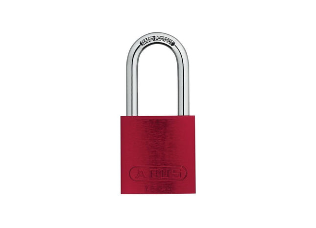Abus Mechanical 72/40mm Aluminium Padlock 40mm Long Shackle Red Keyed Alike TT0216262 ABUS Mechanical - RockBottom Northampton 