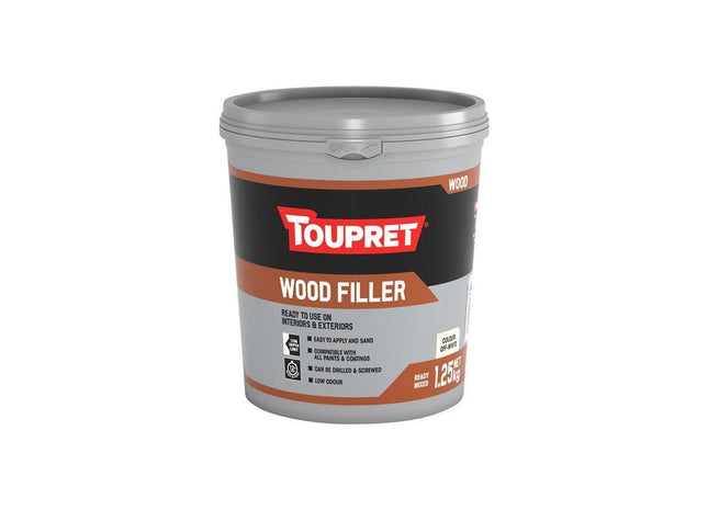 Toupret Wood Filler Off-White 1.25kg Toupret - RockBottom Northampton