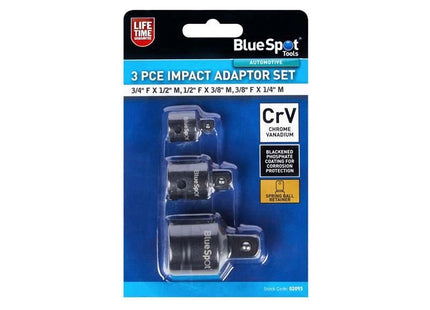 Bluespot Tools Impact Adaptor Set, 3 Piece BlueSpot Tools - RockBottom Northampton