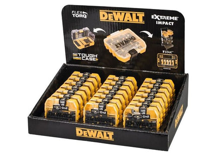 Dewalt Power Tools Impact Torsion Bits PZ2 25mm Tic Tac Display 21 x Packs of 25 DeWALT Power Tools - RockBottom Northampton