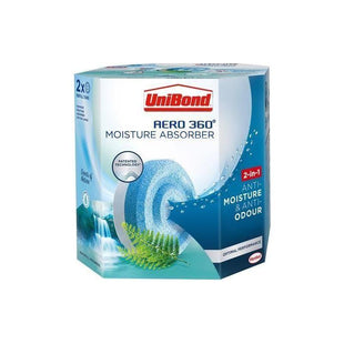 Unibond AERO 360º Moisture Absorber Waterfall Freshness Refills (Pack 2) UniBond - RockBottom Northampton