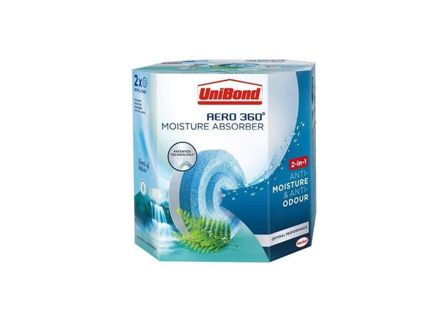 Unibond AERO 360º Moisture Absorber Waterfall Freshness Refills (Pack 2) UniBond - RockBottom Northampton