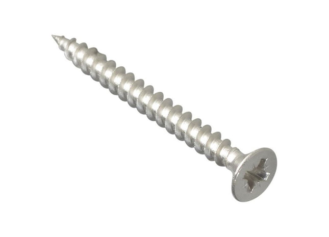 Forgefix Multi-Purpose Pozi Compatible Screw CSK ST S/Steel 4.0 x 40mm Box 200 ForgeFix - RockBottom Northampton