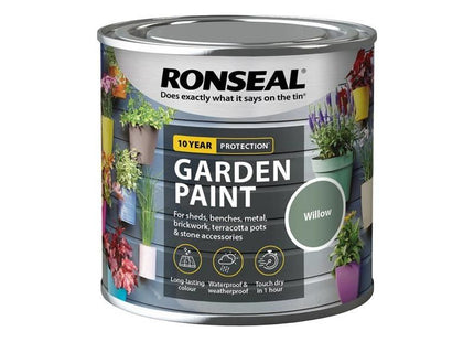 Ronseal Garden Paint Willow 250ml Ronseal - RockBottom Nothampton