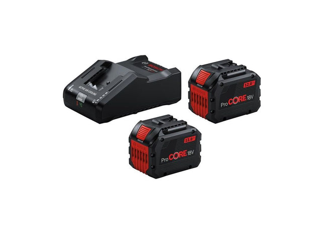 Bosch ProCORE18V 12.0Ah Batteries & Charger Starter Kit 18V Bosch - RockBottom Northampton
