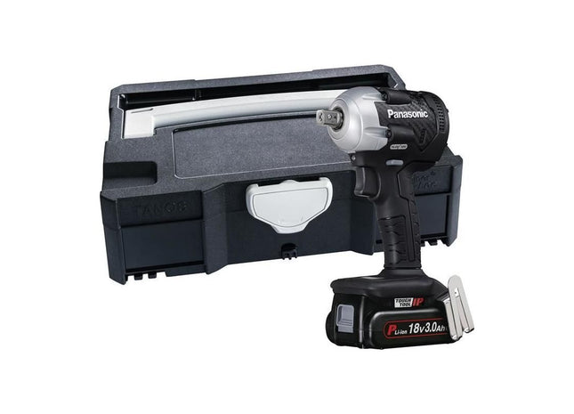 Panasonic EY75A8PN2G 1/2in Impact Wrench & Systainer Case 18V 2 x 3.0Ah Li-ion Panasonic - RockBottom Nothampton
