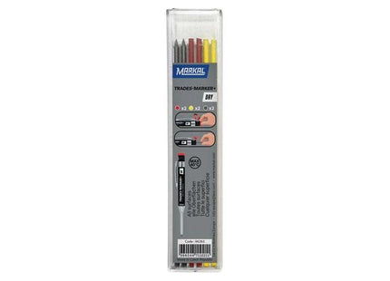 Markal TRADES-MARKER® DRY Assorted Refills (Pack 6) Markal - RockBottom Northampton