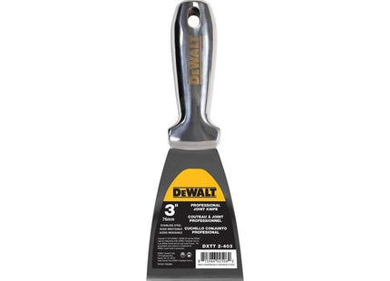Dewalt Drywall Stainless Steel Jointing/Filling Knife 75mm (3in) DEWALT Drywall - RockBottom Northampton
