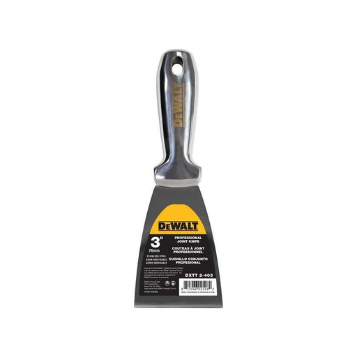 Dewalt Drywall Stainless Steel Jointing/Filling Knife 75mm (3in) DEWALT Drywall - RockBottom Northampton