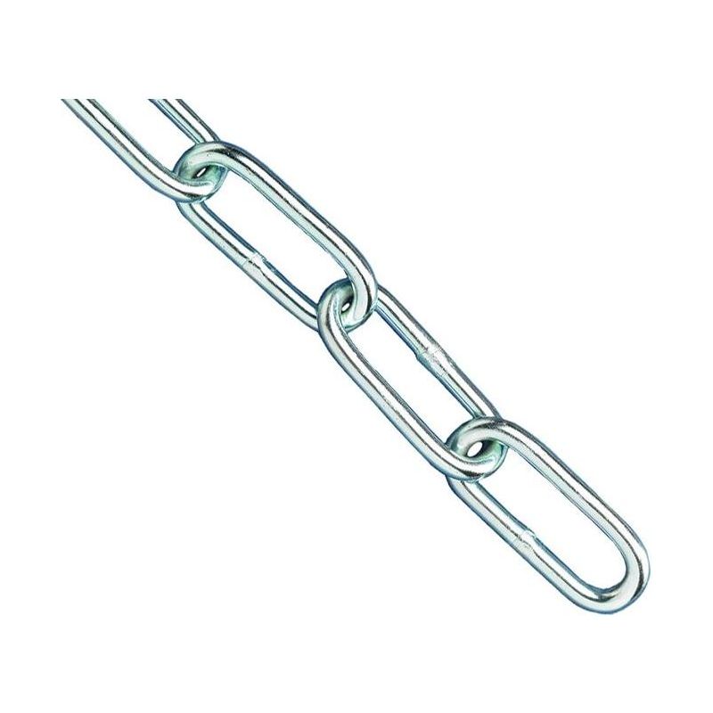 Faithfull Zinc Plated Chain 5mm x 2.5m - Max. Load 160kg Faithfull - RockBottom Northampton
