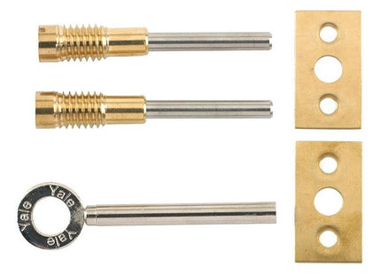 Yale Locks 8013 Dual Screw Window Lock Brass Finish Pack of 2 Yale Locks - RockBottom Northampton