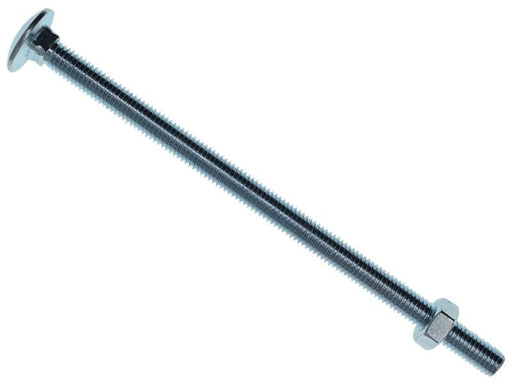 METALMATE Cup Square Hex Bolt & Nut ZP M8 x 150mm Box 10 METALMATE� - RockBottom Northampton