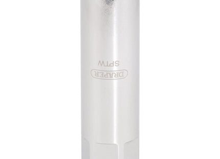 Draper HI-TORQ 8mm Thread Thin Wall 12 Point Spark Plug Socket, 3/8" Sq. Dr., 14 Draper - Town Tools 