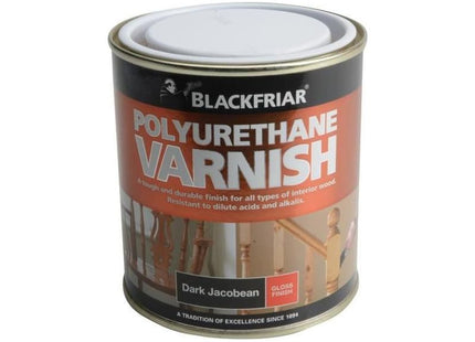 Blackfriar Polyurethane Varnish P85 Dark Jacobean Gloss 500ml Blackfriar - RockBottom Northampton