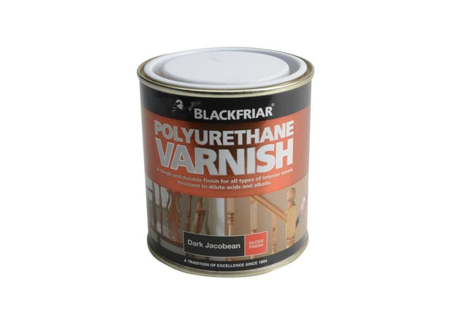 Blackfriar Polyurethane Varnish P85 Dark Jacobean Gloss 500ml Blackfriar - RockBottom Northampton