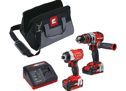 Einhell Power X-Change Brushless Twin Pack 18V 1 x 2.0Ah & 1 x 4.0Ah Li-ion Einhell - RockBottom Northamptin