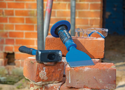 Draper Brick Bolster with Guard, 100mm 99169 Draper - Town Tools 
