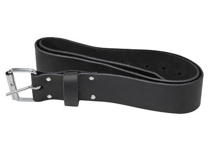 Faithfull Heavy-Duty Leather Belt Black Faithfull - RockBottom Northampton