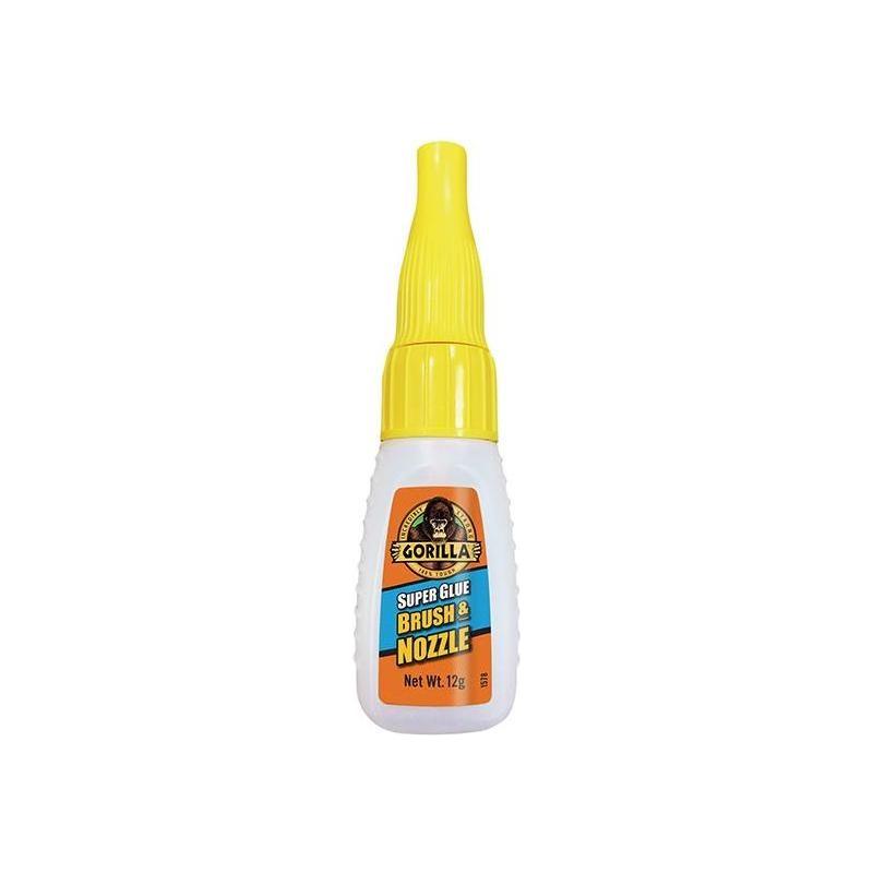 Gorilla Glue Gorilla Superglue Brush & Nozzle 12g Gorilla Glue - RockBottom Northampton
