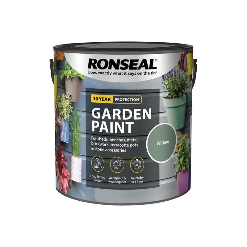Ronseal Garden Paint Willow 2.5 litre Ronseal - RockBottom Nothampton