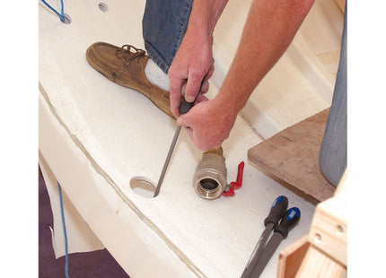 Draper Soft Grip Engineer's Round Cabinet Rasp, 200mm 44959 Draper - Town Tools 