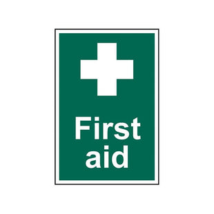 Scan First Aid - PVC Sign 200 x 300mm Scan - RockBottom Nothampton