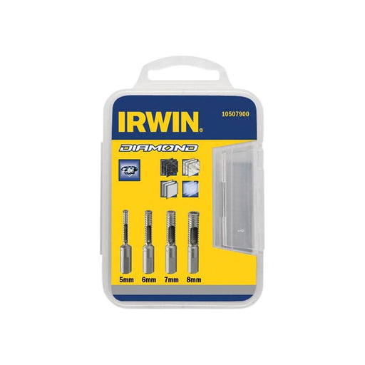 Irwin® Diamond Drill Bit Set 4 Piece 5-8mm IRWIN® - RockBottom Northampton