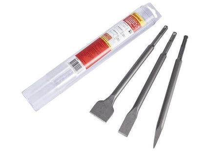 Starrett SDS Plus Chisel Set, 3 Piece Starrett - RockBottom Nothampton