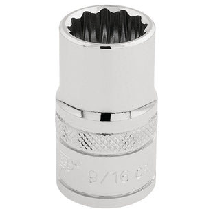 Draper HI-TORQ 12 Point Socket, 1/2" Sq. Dr., 9/16" 33609 Draper - Town Tools 