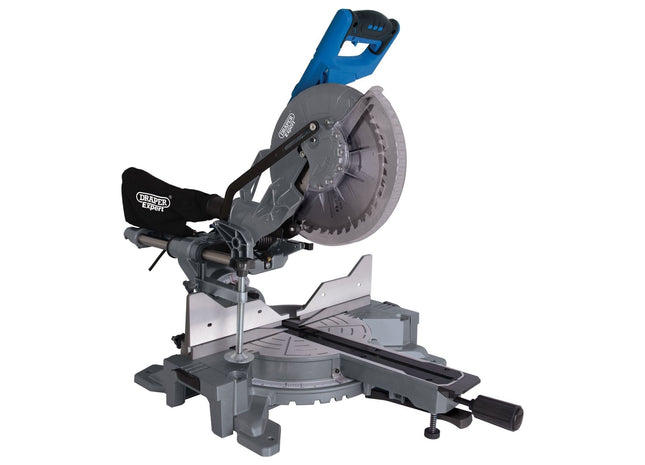 Draper Double Bevel Sliding Compound Mitre Saw, 255mm, 2000W 79899 Draper - Town Tools 