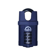 Squire CP50CS Combination Padlock 4-Wheel Closed Shackle 50mm Squire - RockBottom Nothampton