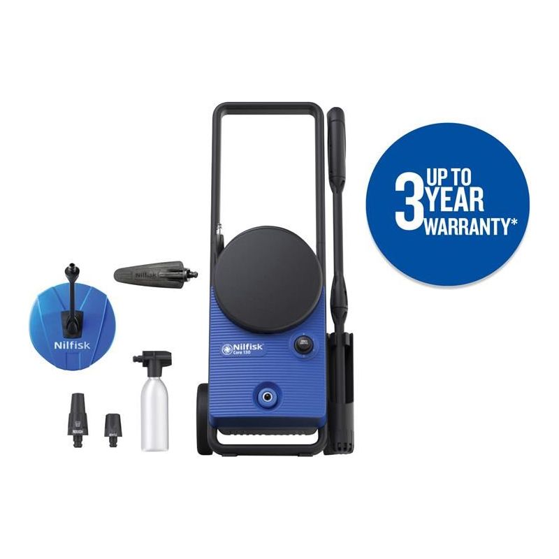 Nilfisk CORE 130 Home & Garden Powercontrol Pressure Washer 130 bar 240V Nilfisk - RockBottom Nothampton