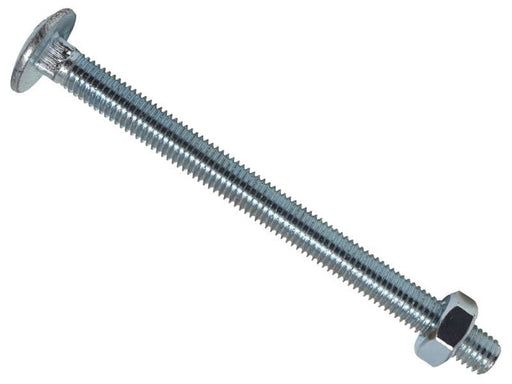 METALMATE Cup Square Hex Bolt & Nut ZP M10 x 130mm Box 10 METALMATE� - RockBottom Northampton