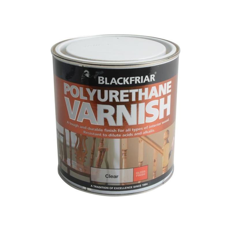 Blackfriar Polyurethane Varnish P99 Clear Gloss 1 litre Blackfriar - RockBottom Northampton