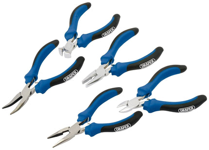 Draper Soft Grip Mini Pliers Set (5 Piece) 12544 Draper - Town Tools 