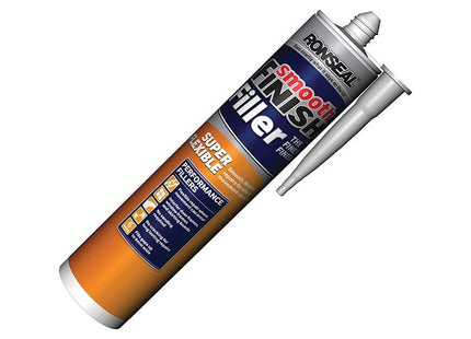 Ronseal Smooth Finish Super Flexible Filler Cartridge 300ml Ronseal - RockBottom Nothampton