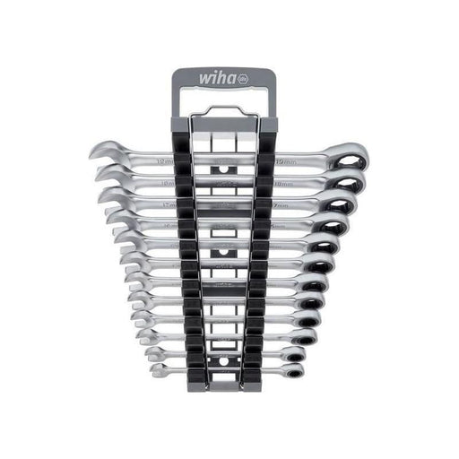 Wiha Ring Ratchet Spanner Set, 12 Piece Wiha - RockBottom Northampton