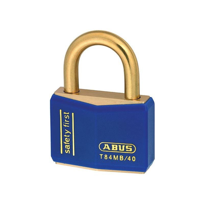 Abus Mechanical T84MB/40mm Blue Rustproof Padlock ABUS Mechanical - RockBottom Northampton 