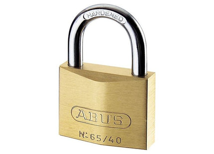 Abus Mechanical 65/40mm Brass Padlock Master Keyed MK65401 ABUS Mechanical - RockBottom Northampton 