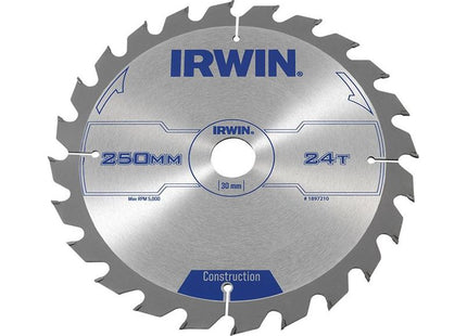 Irwin® General Purpose Table & Mitre Saw Blade 250 x 30mm x 24T ATB IRWIN® - RockBottom Northampton