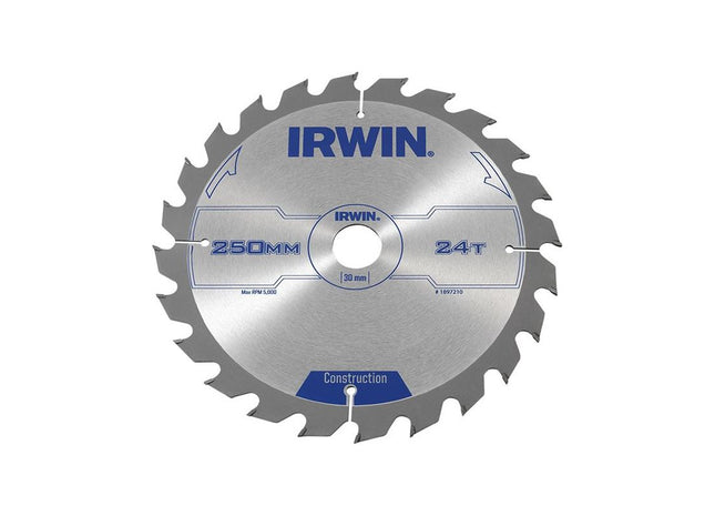 Irwin® General Purpose Table & Mitre Saw Blade 250 x 30mm x 24T ATB IRWIN® - RockBottom Northampton