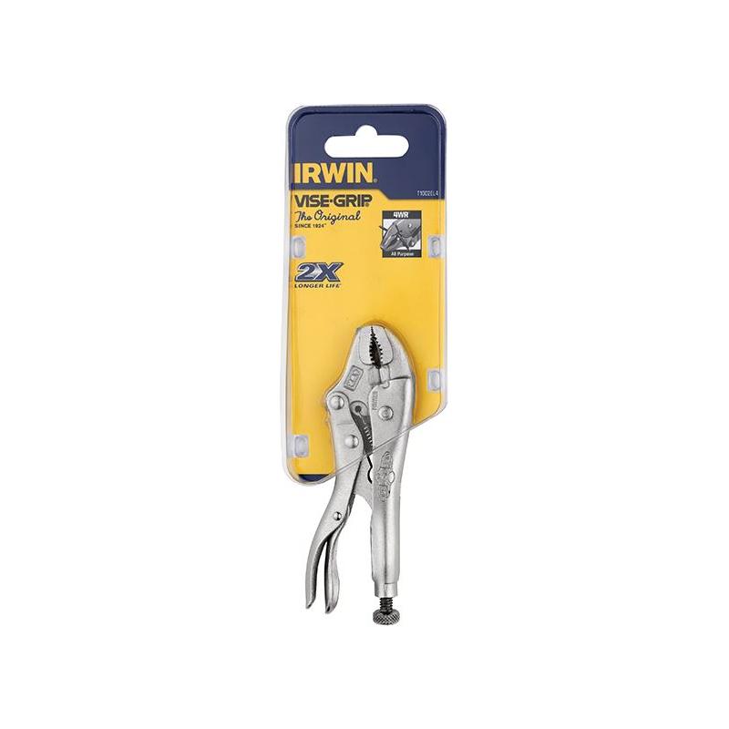 Irwin® Vise-Grip® 4WRC Curved Jaw Locking Pliers with Wire Cutter 100mm (4in) IRWIN® Vise-Grip® - RockBottom Northampton