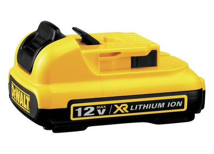 Dewalt Power Tools DCB127 XR Slide Battery Pack 12V 2.0Ah Li-ion DeWALT Power Tools - RockBottom Northampton